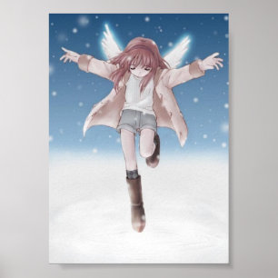 Póster Anjo da neve