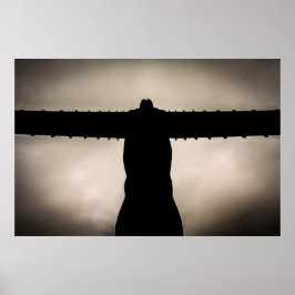 Póster Anjo da siloueta norte