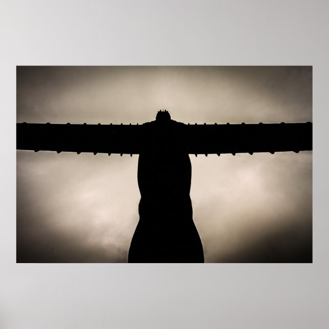 Póster Anjo da siloueta norte (Frente)