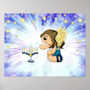 Póster Anjo de Menorah
