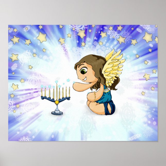 Póster Anjo de Menorah (Frente)