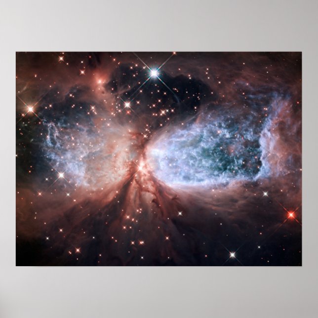 Poster Anjo de Neve de Hubble (Frente)