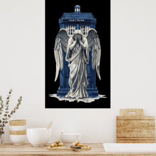 Poster Anjo de ressonância com Caixa Azul de Polícia 1