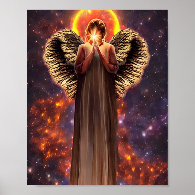 Poster Anjo Do Amor E Arte Original Leve (Frente)