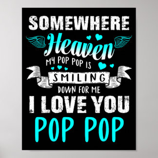 Poster Anjo do Amor Pop Pop no Memorial da Família no Céu