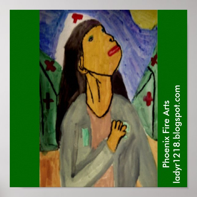 Poster Anjo do Compaixão (Frente)