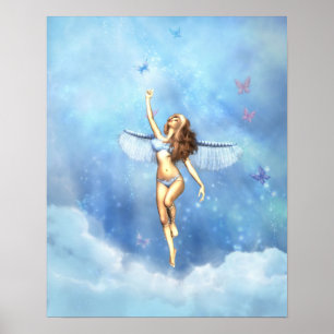 Póster Anjo enviado céu