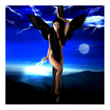 Anjo escuro, divina deusa, mulher xamã, shakti