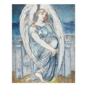 Póster Anjo Guardião na Bíblia Hebraica