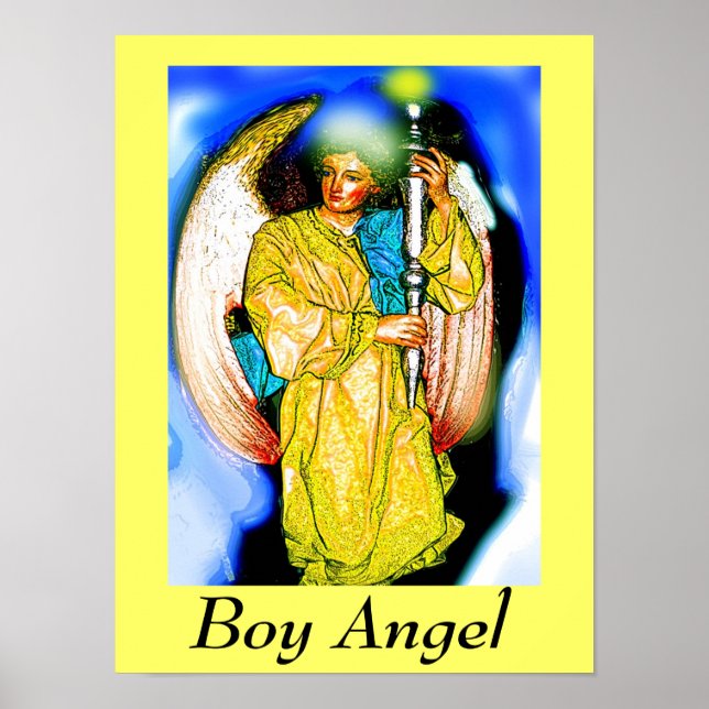 Póster Anjo menino (Frente)