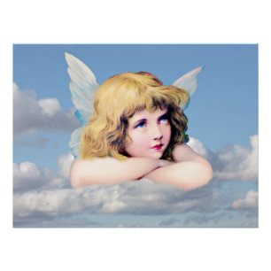 Póster Anjo nas Nuvens