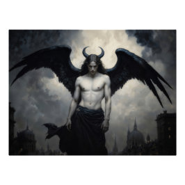 Póster Anjo Negro Lúcifer