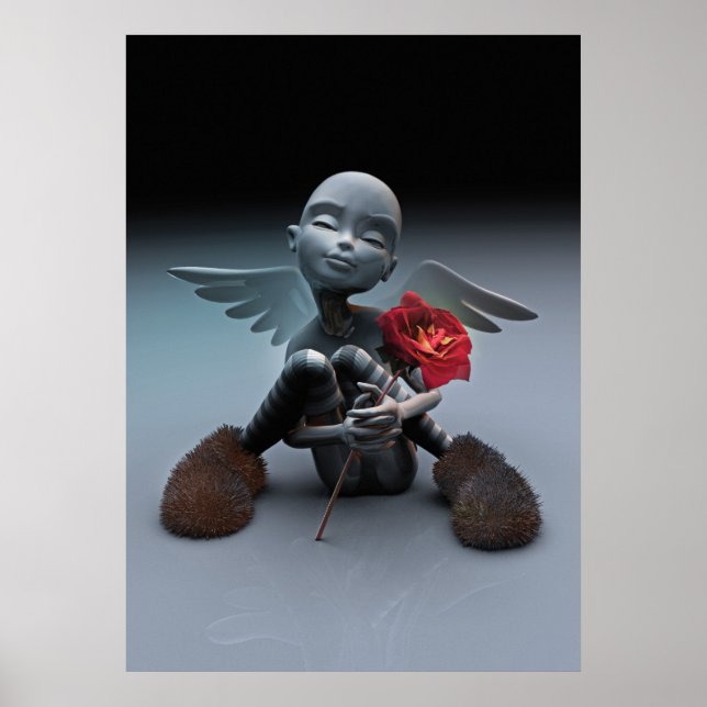 Póster anjo&rosa (Frente)