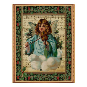 Póster Anjo tocando violino