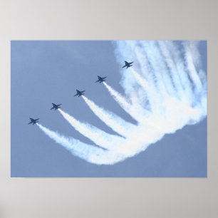 Poster Anjos azuis FA-18
