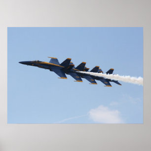 Póster Anjos azuis FA-18