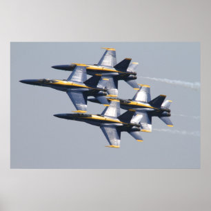 Poster Anjos azuis Pensacola Florida