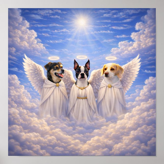 Poster "Anjos Cachorrinhos" (Frente)
