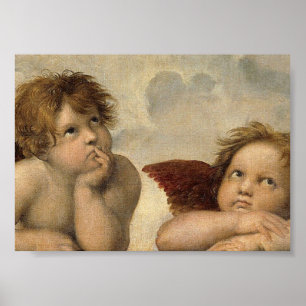 Poster Anjos de Raphael Cherubs