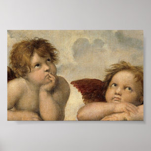Poster Anjos de Raphael Cherubs