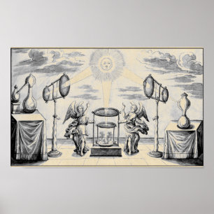 Poster Anjos divinos da alquimia