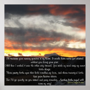 Poster Anjos e poemas no por do sol