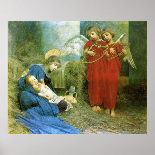 Poster Anjos entrando na Santa Criança (Frente)