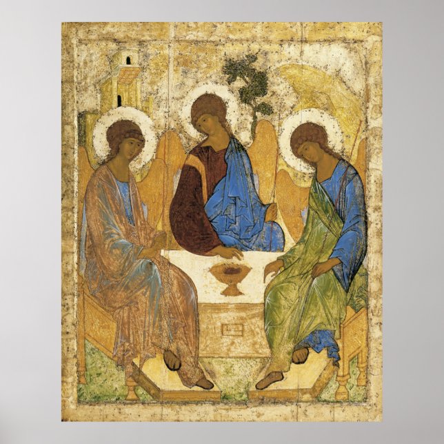 Póster Anjos Na Mamre Trinity (Frente)