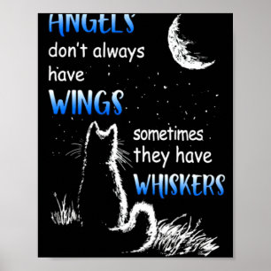 Poster Anjos Nem Sempre Têm Asas Eles Têm Bigodes