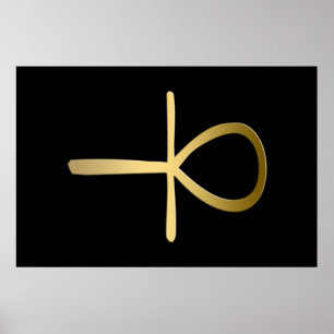 Poster Ankh cross Egyptian symbol