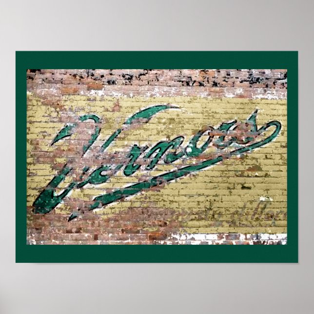 Póster Ann Arbor Michigan Verestreadores Wall Retro (Frente)