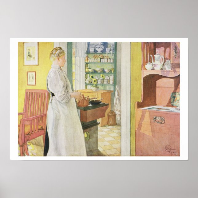 Póster Anna Arnbom (Cena da Cozinha), pub. em Lasst Licht (Frente)