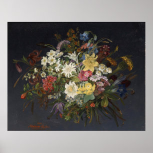 Poster Anna Stainer-Knittel Vintage Flores Alpinas