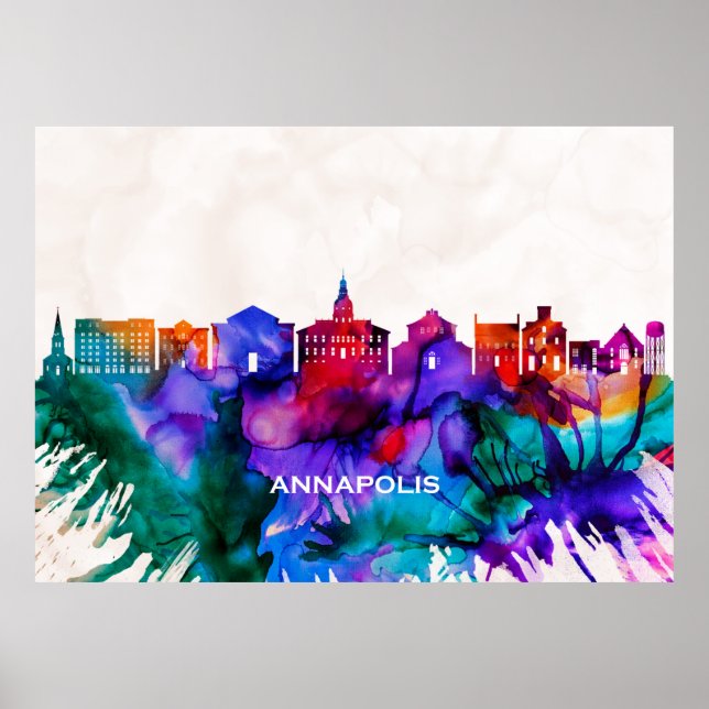 Poster Annapolis Skyline (Frente)