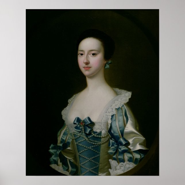 Poster Anne Bateman, mais tarde John Gisbourne, 1755 (Frente)