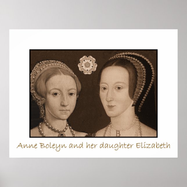Póster Anne Bolena e a sua filha Elizabeth (Frente)