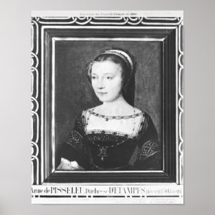 Póster Anne de Pisseleu Duquesa de Etampes, c.1448
