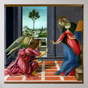 Póster Annunciation by Sandro Botticelli