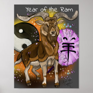 Póster Ano Chinês da Ram
