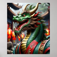 Ano De Arte Zodíaca Chinês Do Dragão Realista 2