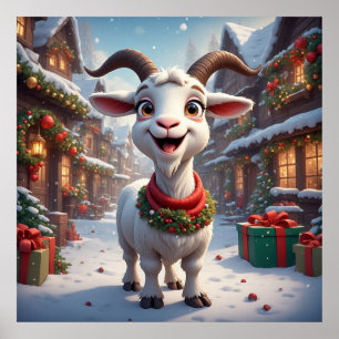 Poster 🎄 Ano do Bode 2027 Ideia de Presente de Natal 🐐