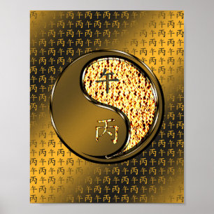 Poster Ano do Cavalo de Fogo