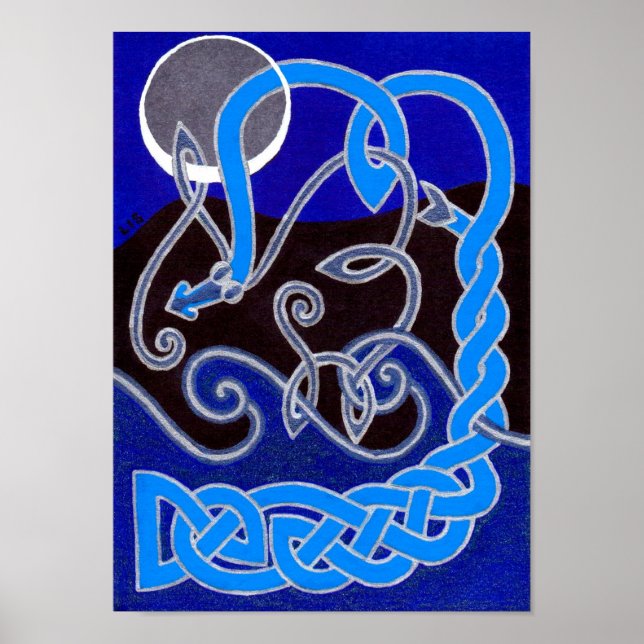 Poster Ano do Cobra de Água (Frente)