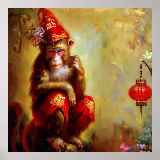 Poster Ano do Macaco 5 (Frente)