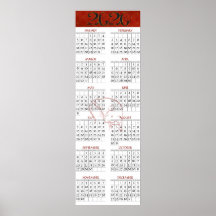Ano Novo Chinês do Rato Calendário 2020