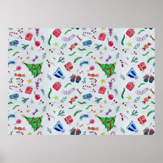 Poster Ano Novo de Natal (Frente)