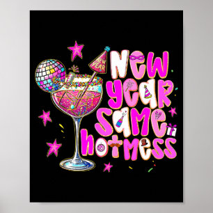Poster Ano Novo Mesmo Caos Martini Cauda Ano Novo Mulhere