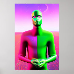 Poster Ano Novo, Novo Surrealismo Ken