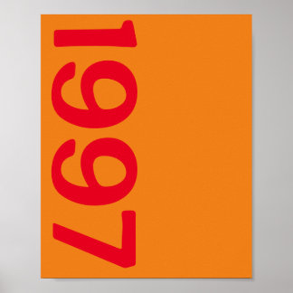 Poster Ano Personalizado da Imagem Retroativa 90s