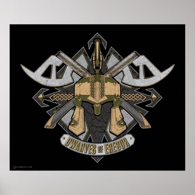 Poster Anões Da Erebor (Frente)